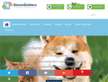 Tablet Screenshot of dierendokters.com