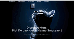 Desktop Screenshot of dierendokters.be